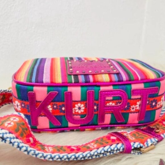 Kurt Geiger Southbank Canvas Camera Bag NEW IN BOX - Picture 5 of 11